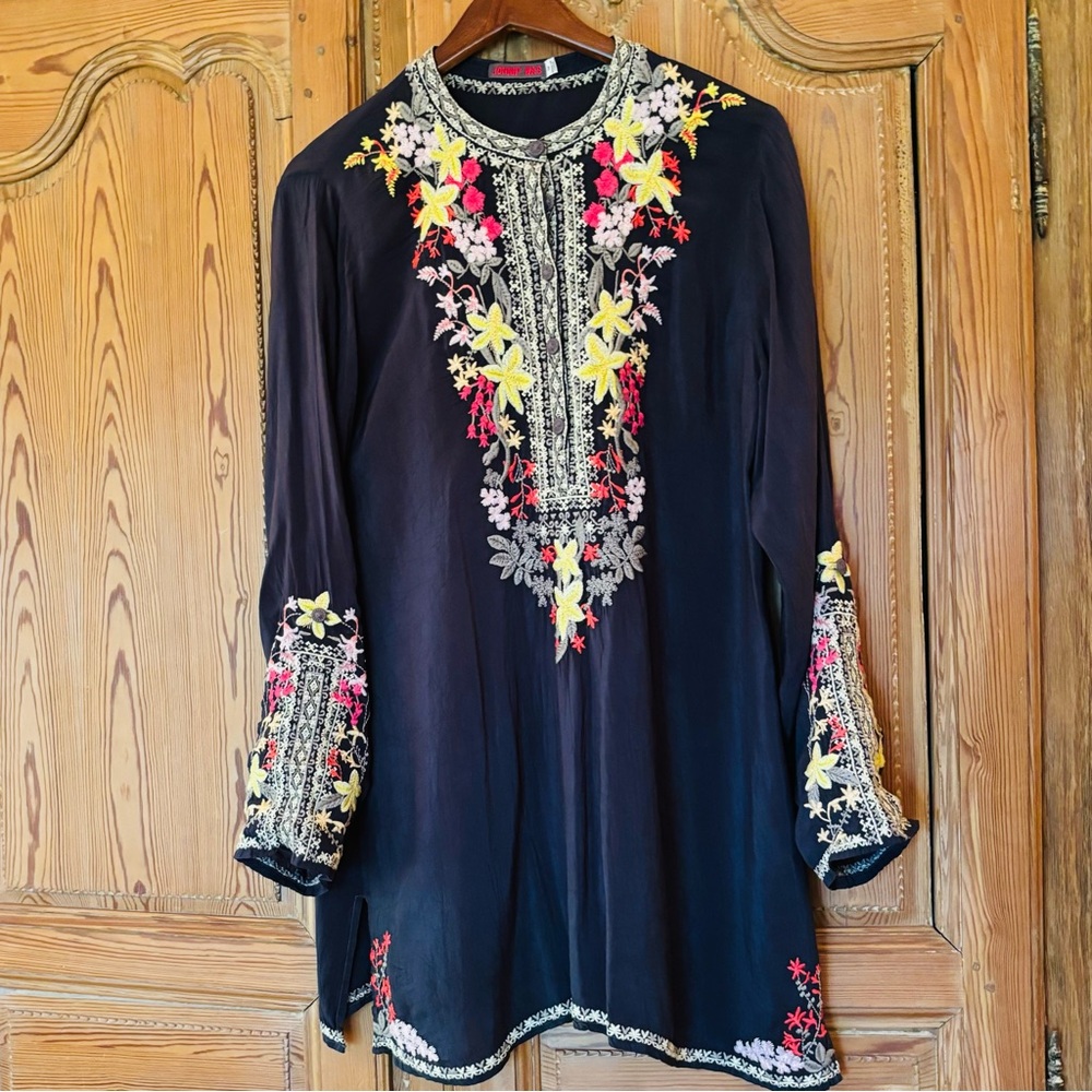 Johnny Was Embroidered Dress